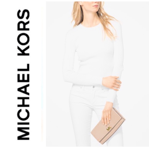 HOST Pick ⭐️MK leather Mott Crossbody clutch blush - Picture 2 of 4